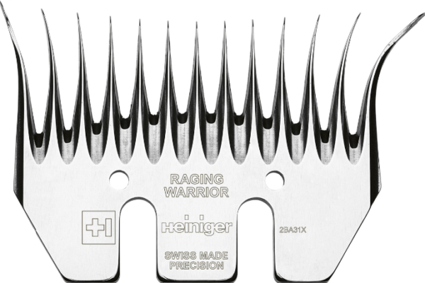 Raging Warrior Heiniger Shearing combs